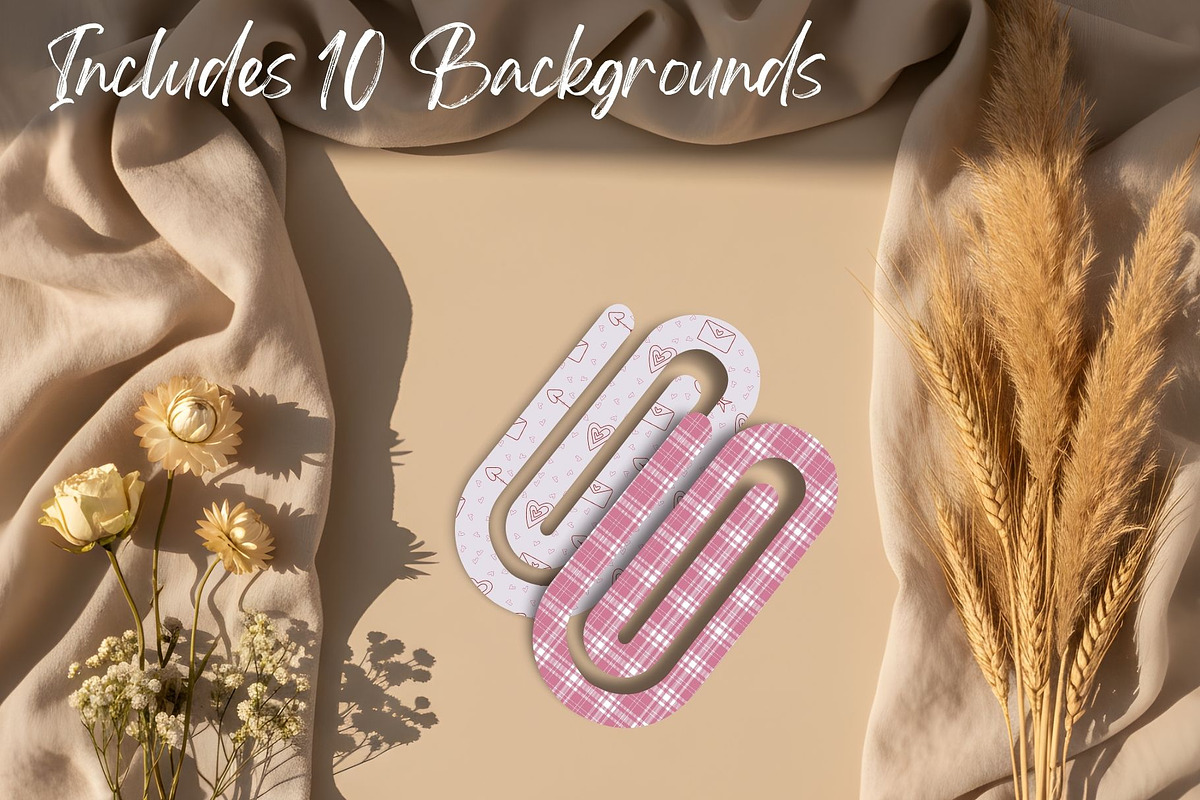 Jumboclip Mockup Paperclip Canva, a Household Mockup by GraphiCarola (Photo 6 of 9)