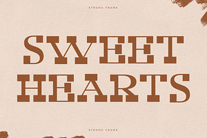 Strong Frame New Slab Serif Font