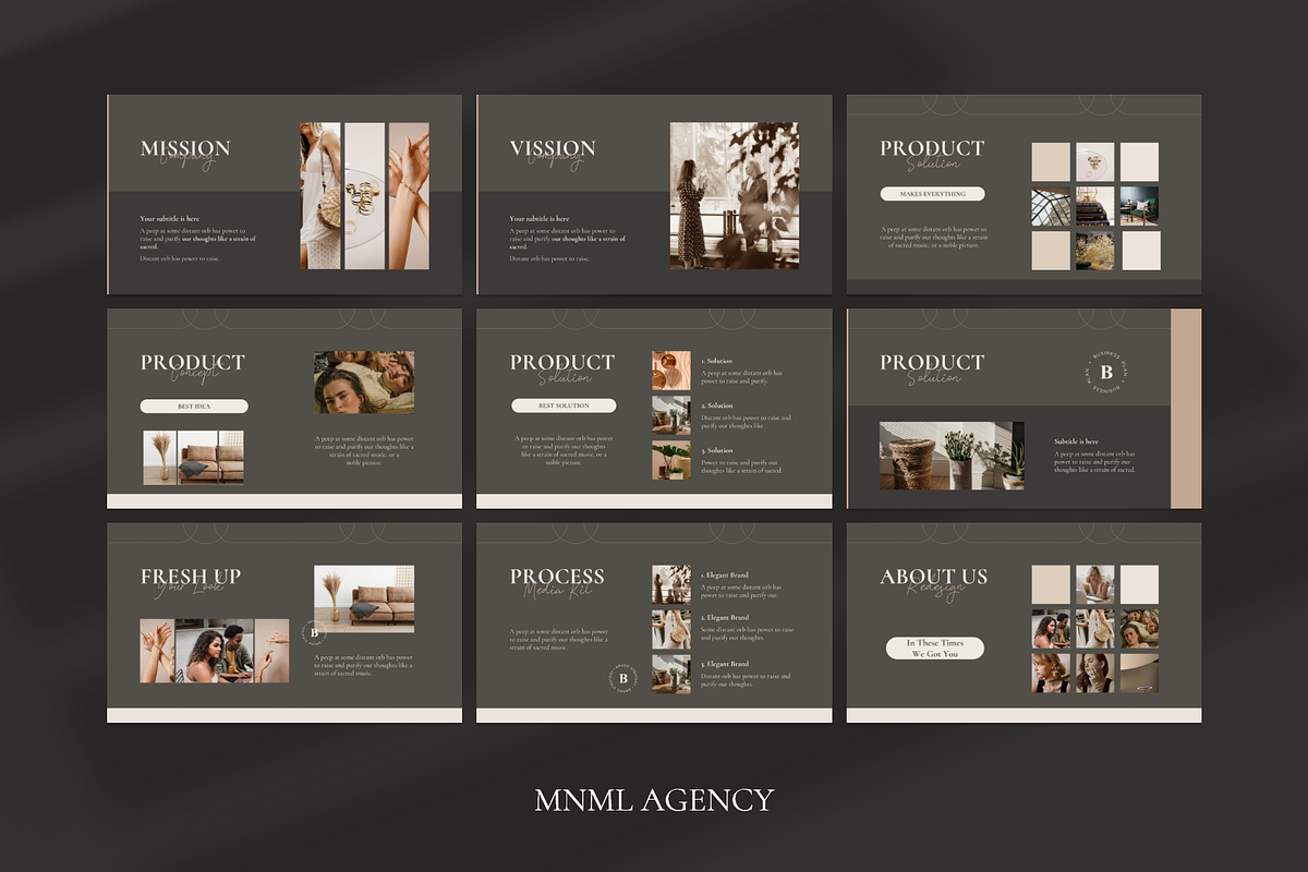 Multipurpose Presentation Template, a Presentation Template by MNML Agency (Photo 22 of 29)