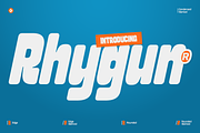 GC Rhygun – Slanted Bold Display, a Sans Serif Font by Glyphonic (Thumbnail 1 of 15)