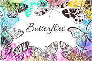 Butterflies, an Animal Illustration by fashionaddict (Thumbnail 2 of 3)