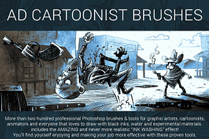 The Cartoonist Brushes