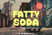 Retro Bubble Display Font Fatty Soda, a Handwritten Font by ZoloDesignHub (Thumbnail 1 of 9)