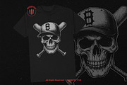 10 Bundle Dark Art Skull Bat Basebal, an Illustration by Morspective (Thumbnail 2 of 7)