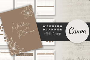 Printable Wedding Planner, a Stationery Template by Design House