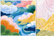 Colorful Cloudy Landscape, a Decorative Illustration by yahu88studio (Thumbnail 7 of 10)