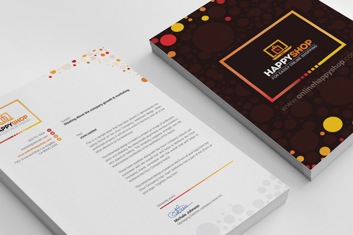 MS Word Letterhead Template, a Stationery Template by ContestDesign (Photo 6 of 8)