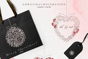 Snow and Rubies - Christmas Set, an Object Graphic by DigitalDream (Thumbnail 2 of 10)