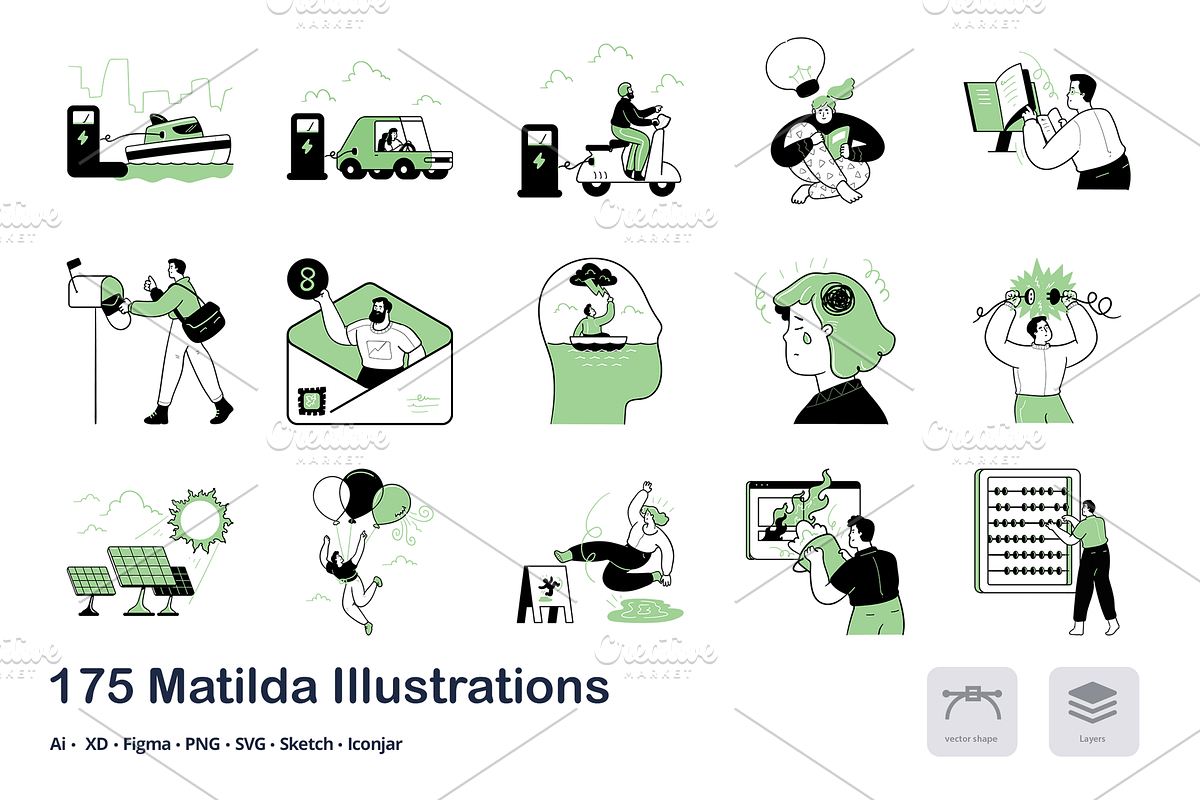 Matilda - 175 Illustrations, an Animal Illustration by Vectopus.com (Photo 2 of 12)