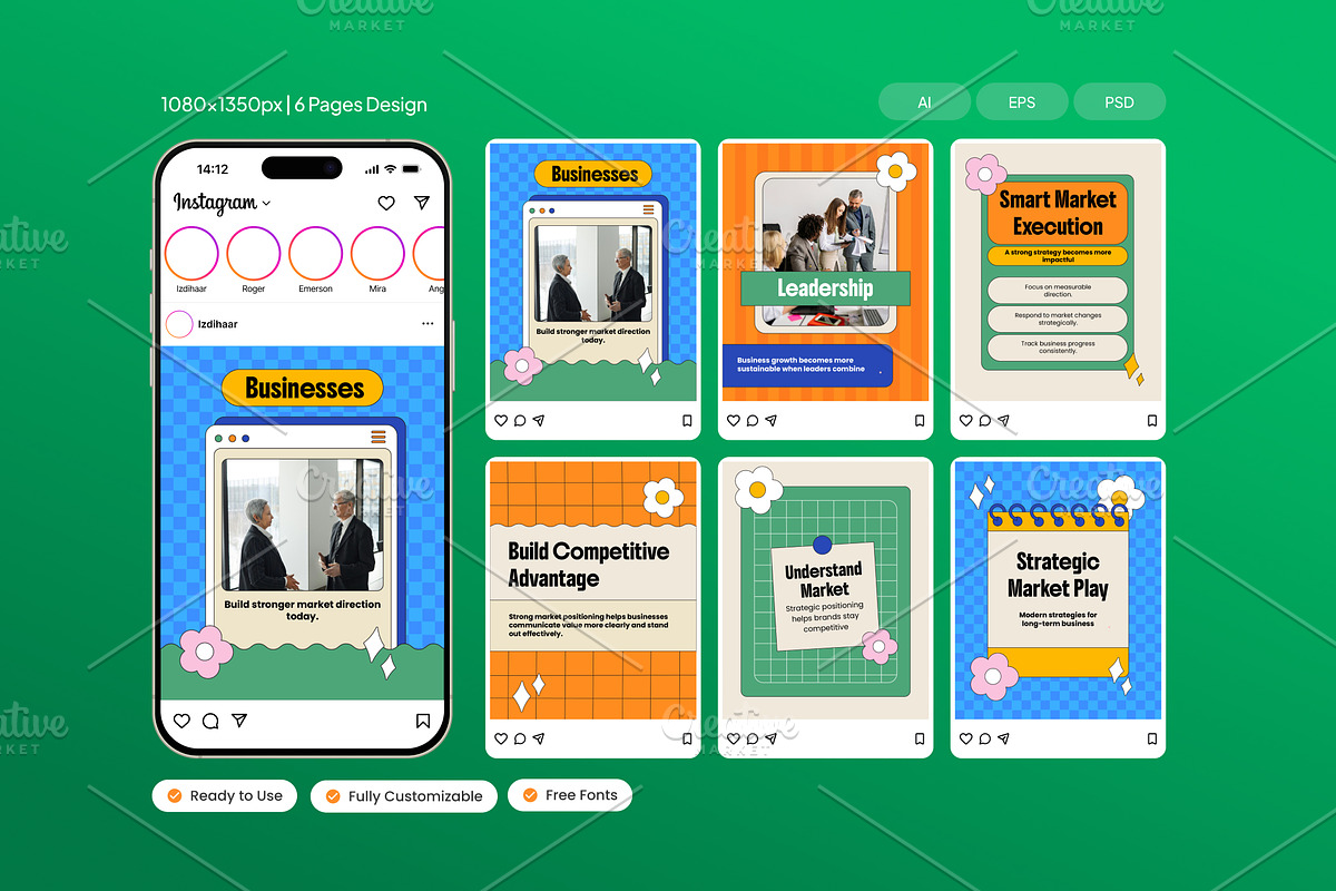 Strategic Market Value -, a Social Media Template by Izdihaar_Studio (Photo 1 of 4)