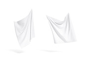 White Wrinkled Fabric Sheet 3D Model, an Object 3D Model by rebrandy (Thumbnail 3 of 9)