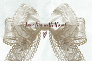 Lace Bows Clipart Set, a Decorative Illustration by Loony Dream Designs (Thumbnail 4 of 4)
