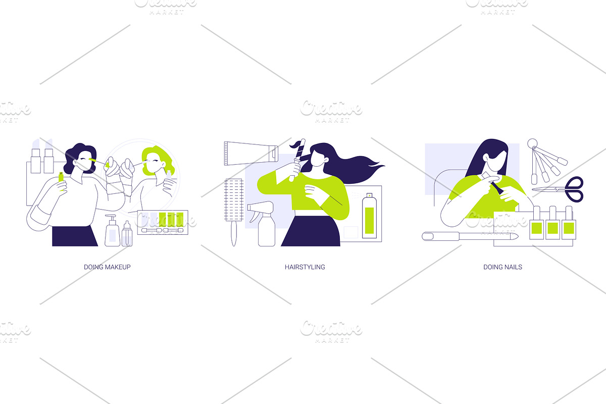 Casual beauty rituals isolated, a Person Illustration by Visual Generation