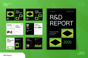 R&D Report, a Flyer Template by Annora Studio