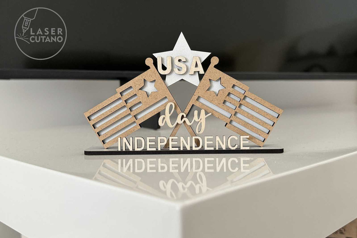 Independence Day Decorative Template, a Templates & Theme by LaserCutano (Photo 2 of 6)