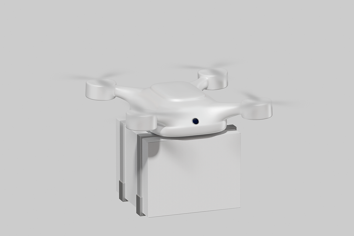 Delivery Drone Mockup, a Product Mockup by Bartama Graphic (Photo 4 of 4)