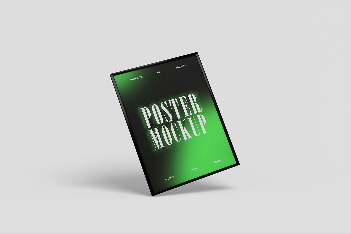 Poster Mockup, an Advertising Mockup by Farabion Studio (Photo 2 of 4)
