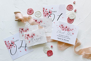 Pink Cherry Blossom Wedding Suite