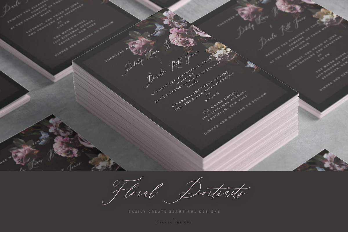 Digital Floristry - Floral Portraits, an Illustration by Create The Cut (Photo 5 of 10)