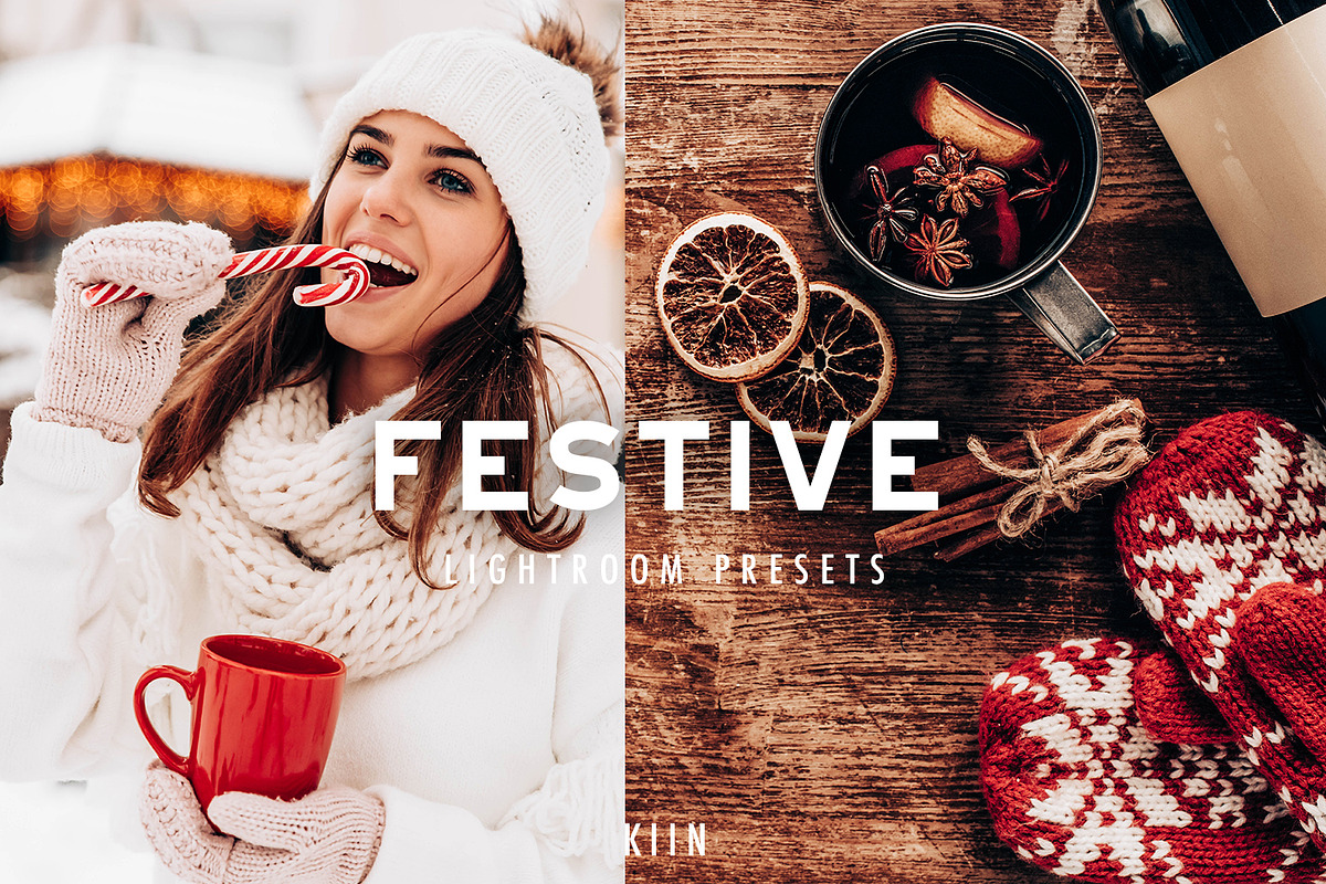 FESTIVE CHRISTMAS LIGHTROOM PRESETS, an Action Add-On by KIIN Lightroom Presets (Photo 5 of 10)