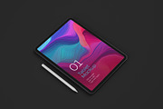 iPad Pro Mockup Set | Tablet Screen, an iPad Mockup by Deeplab (Thumbnail 4 of 19)