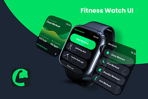 Fitness Watch App UI Fitwatch