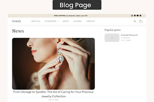 Gemify Jewelry Shopify Theme