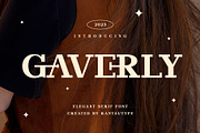 Gaverly Elegant Slab Serif Font, a Serif Font by RantautypeStudio (Thumbnail 1 of 20)
