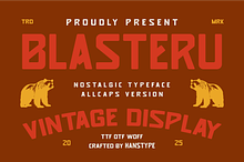 Blasteru - Retro Font
