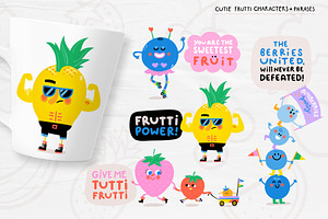 Cutie Frutti. Mini Fruit Collection.