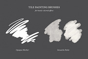 Fauxsaic Kit for Procreate, a Brush Add-On by Molly Suber Thorpe (Thumbnail 14 of 17)