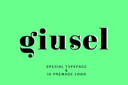 GIUSEL FASHIONABLE FONT & 10 LOGO, a Branding & Logo Template by IsikChic (Thumbnail 1 of 13)