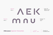 Alterwave - Sans Serif Font Family, a Sans Serif Font by AlienValley (Thumbnail 6 of 9)