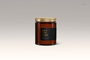 Amber Jar Candle Mockup Set, a Packaging Mockup by creatsy5 (Thumbnail 6 of 11)