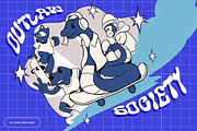 Outlaw Society - Illustration, an Animal Illustration by StreaksideStd (Thumbnail 1 of 3)