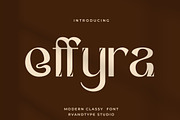 Effyra - Classy Stylish Font, a Serif Font by Randi Irvan | Rvandtype (Thumbnail 1 of 12)