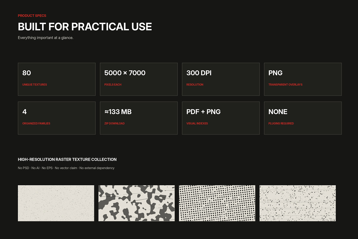 80 Raw Print Grunge Texture Overlays, a Texture Graphic by Designs24hr (Photo 14 of 15)