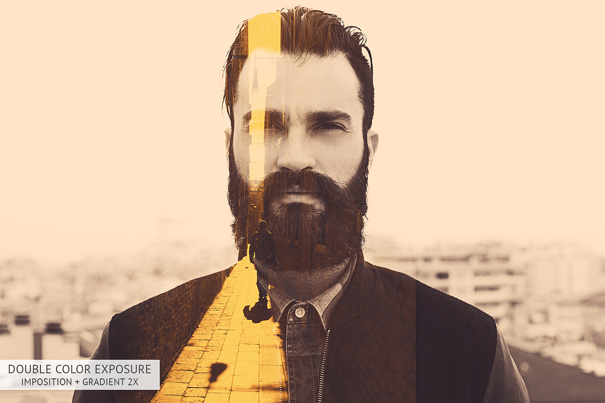 Color Double Exposure Ps Actions, a Plug-in Add-On by FixThePhoto (Photo 5 of 32)