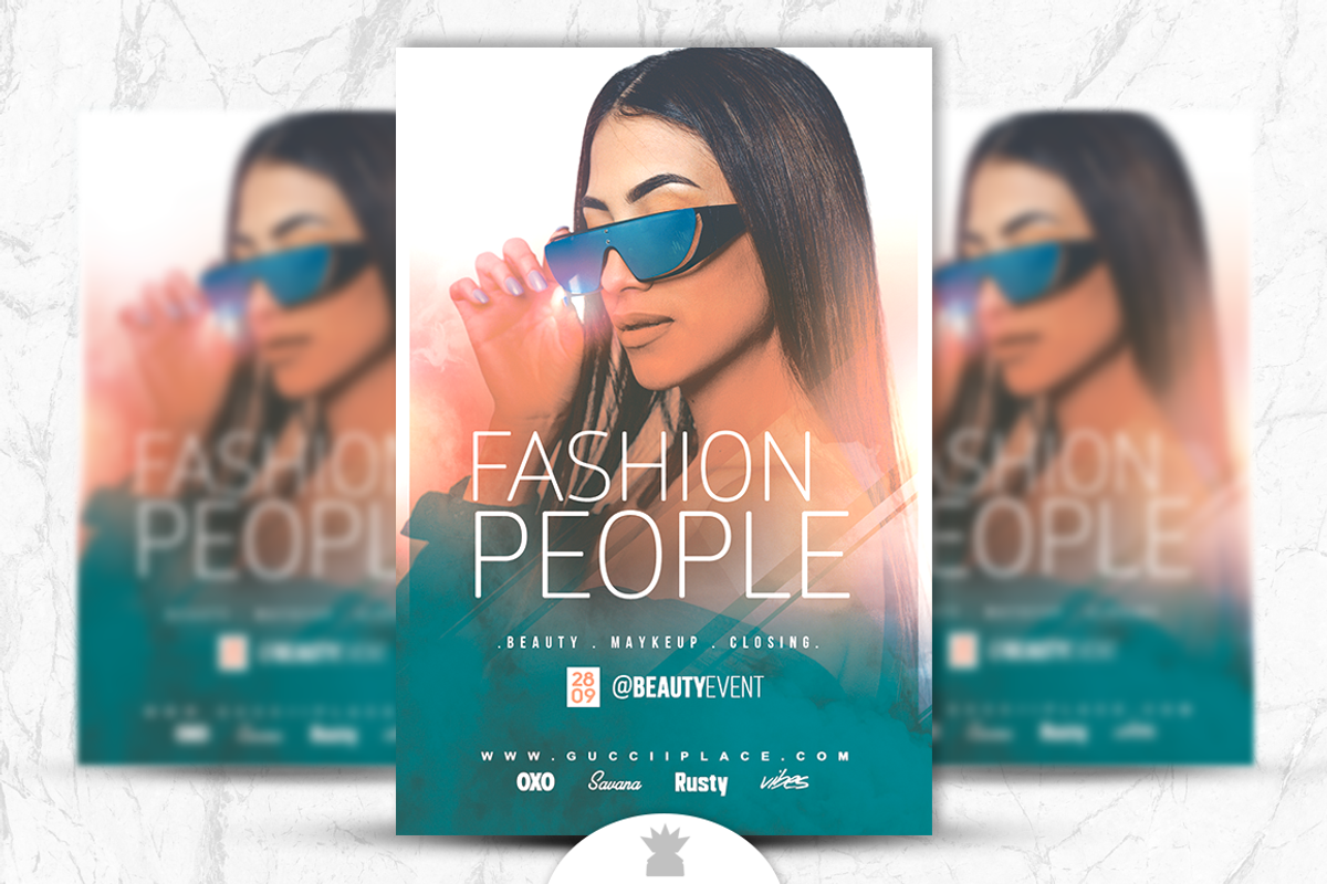 FASHION Flyer Template, a Flyer Template by OVNI-TEMPLATES (Photo 1 of 4)