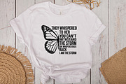 Butterfly Inspirational Quote PNG, an Object Graphic by CraftArtStudio (Thumbnail 3 of 4)