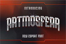 ARTMOSFEAR DISPLAY FONT