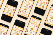 Baby Shower Flyer Set, a Flyer Template by Aiyari Graphic (Thumbnail 2 of 3)