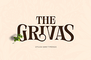 The Grivas - Stylish Serif Typeface, a Serif Font by Grontype (Thumbnail 1 of 11)