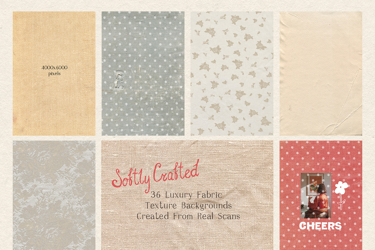 Fabric Patches & Background Textures, a Background Graphic by whiteheartdesign (Photo 5 of 20)