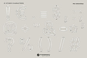 Airy 3D Lettering Set, a Graphic by Youandigraphics (Thumbnail 12 of 13)