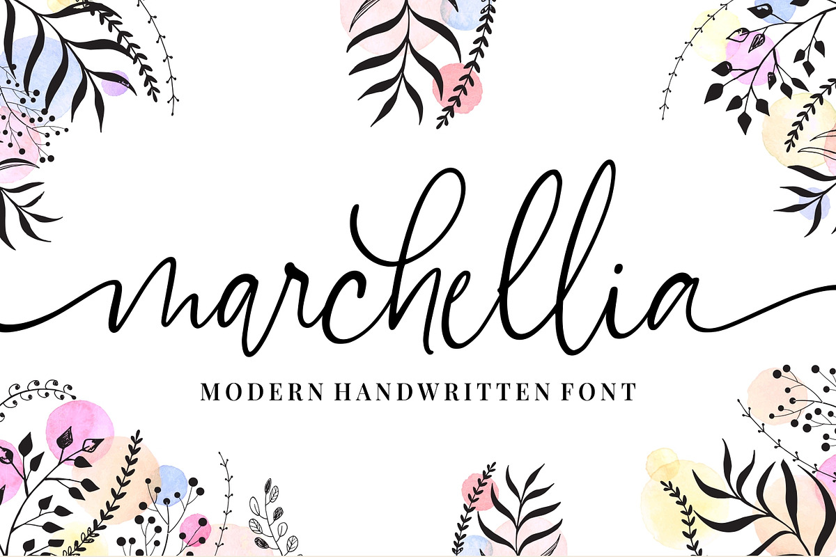 Marchellia - Modern Handwritten Font