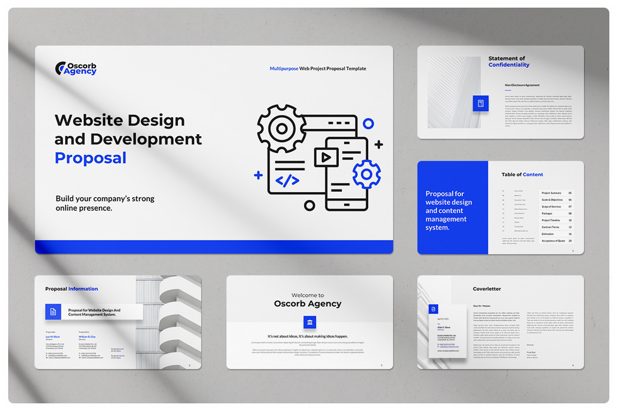 Proposal Presentation Template, a Presentation Template by StudioGraficso (Photo 2 of 11)