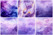 Purple Amethyst Watercolor Texture, a Texture Graphic by CitraGraphics (Thumbnail 2 of 7)