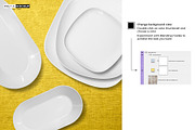 Ceramic Plates, Bowls Mockup, a Household Mockup by Pret-a-Mockup (Thumbnail 4 of 10)