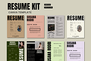 Resume Kit - Canva template, a Resume Template by Prodesign (Thumbnail 1 of 6)